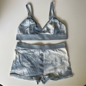 Richer Poorer Women's Modal Rib Intimates Set - Classic Bralette & Boxer Brief